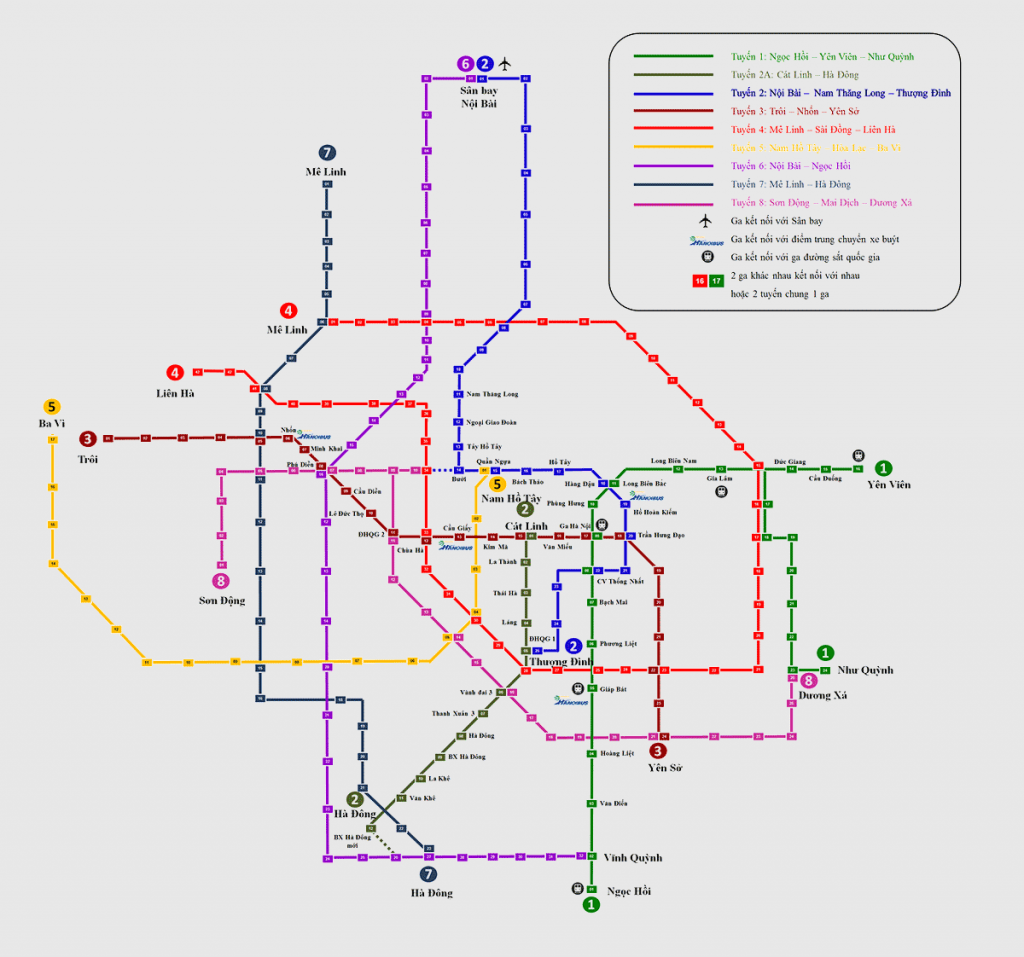 Hanoi Metro Maps 2