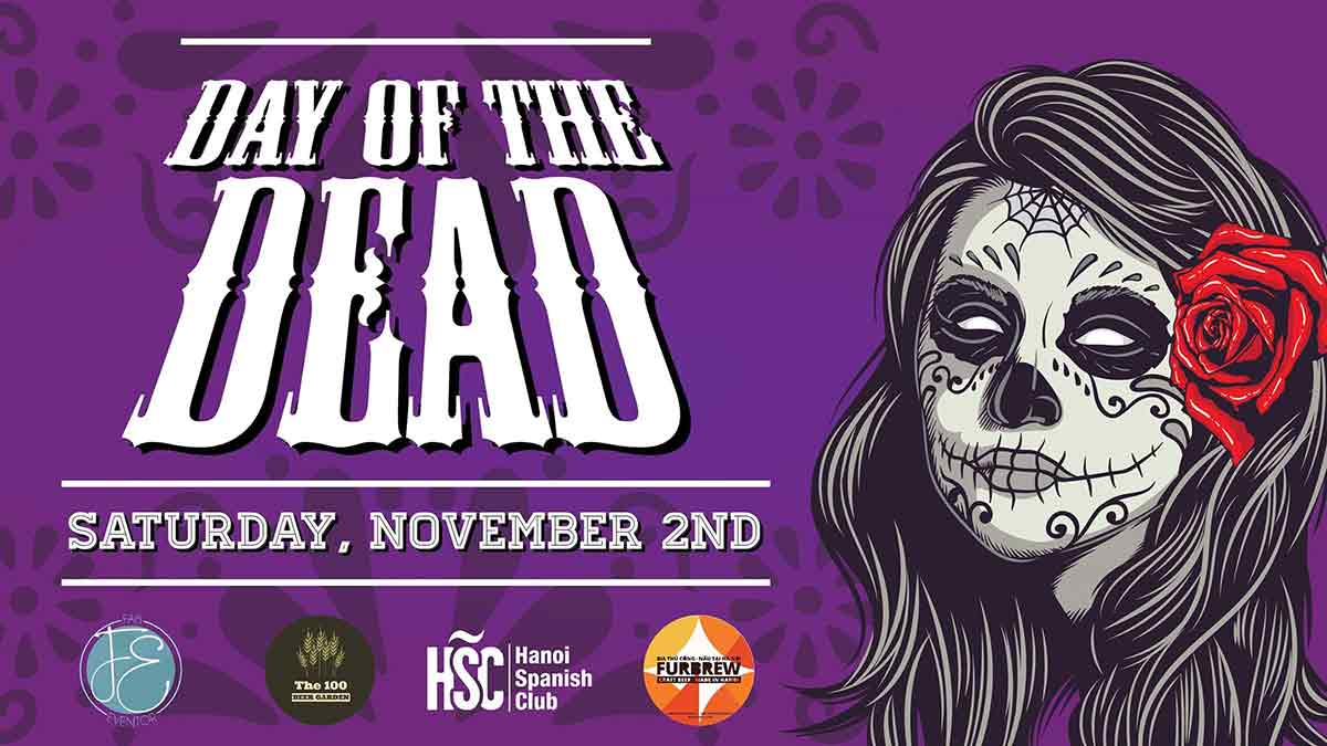 Day Of The Dead Beer Party Chao Hanoi 1102