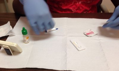 HIV Rapid Test On Table