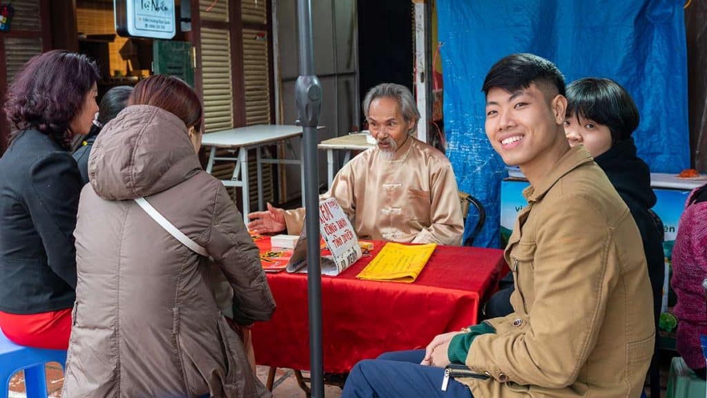 Fortune Teller Hanoi During Tet