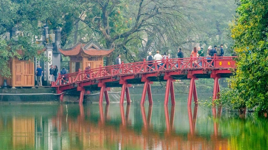 Ngoc Son Temple Bridge