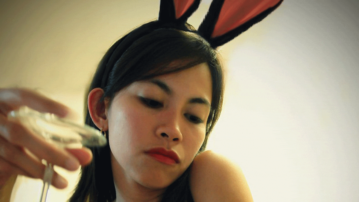 Bunny Girl Drinking