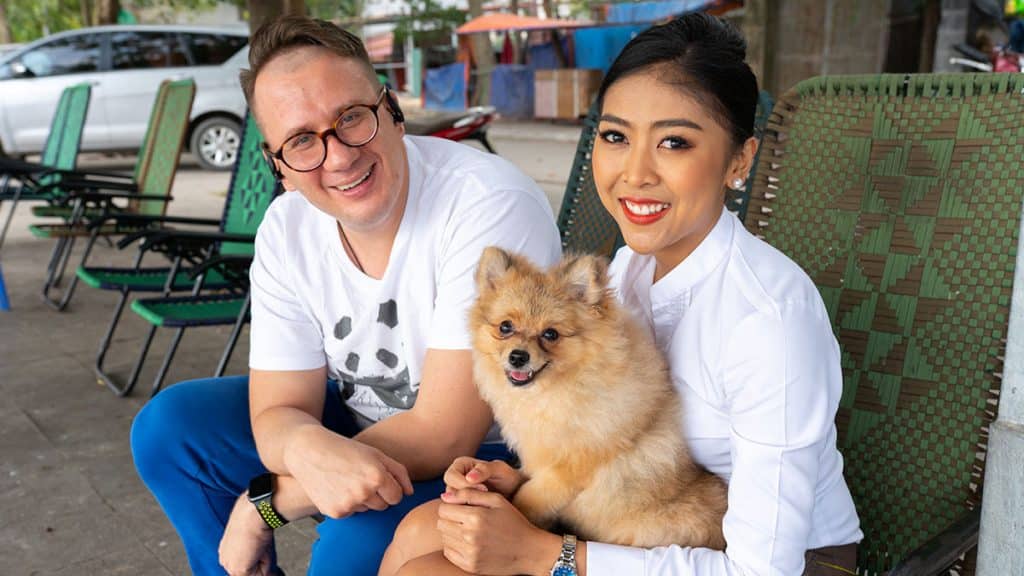 Hanoi Dog Rocky With Alex And Chacha