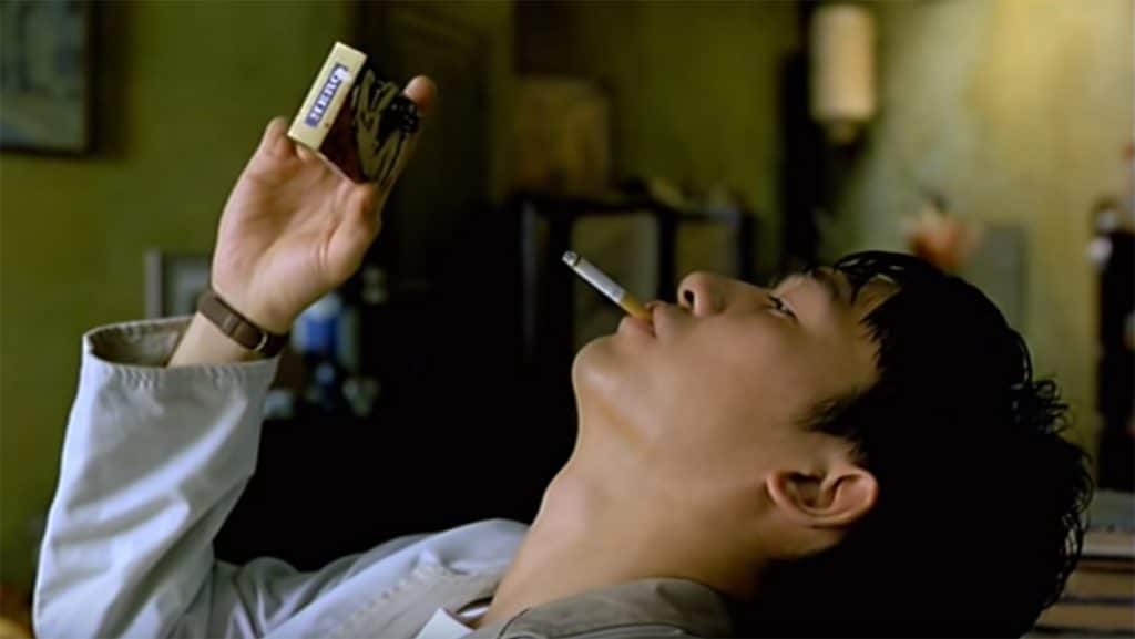 Tony Leung Smoking