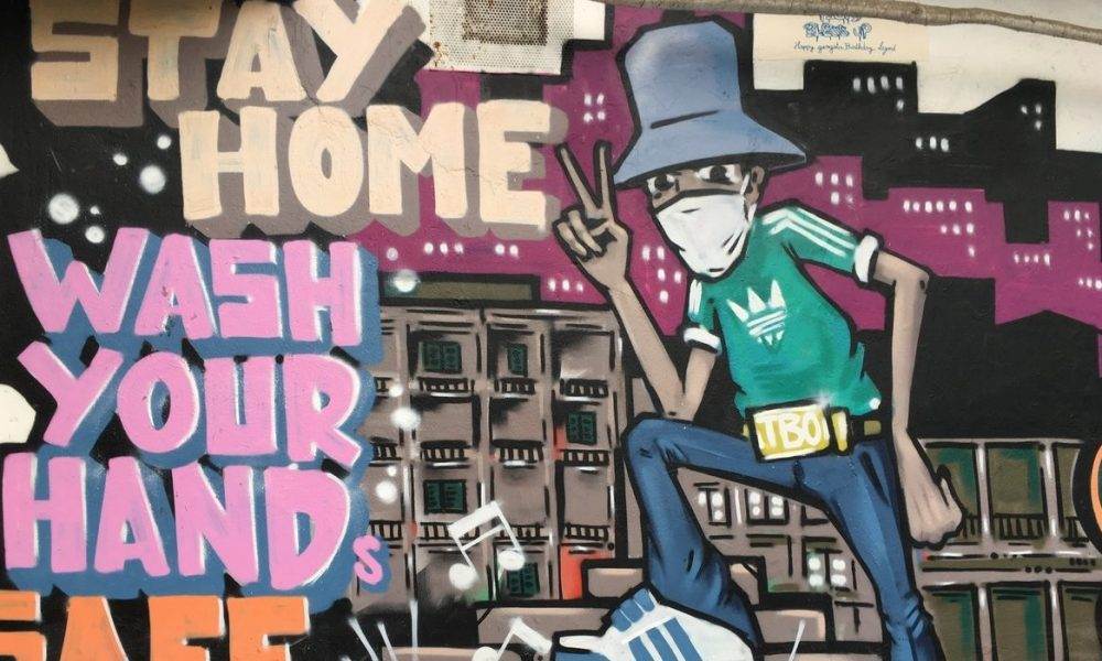 Stay Home Hanoi Graffiti Rez